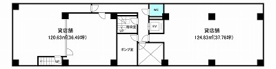 物件No.C2500 貸店舗 大阪市中央区久太郎町1