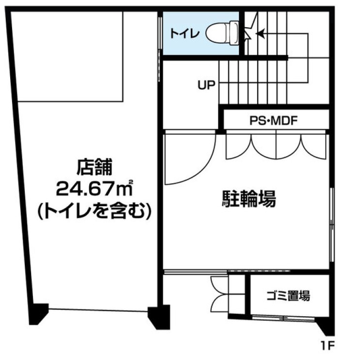 物件No.N489 貸店舗 大阪市此花区西九条5